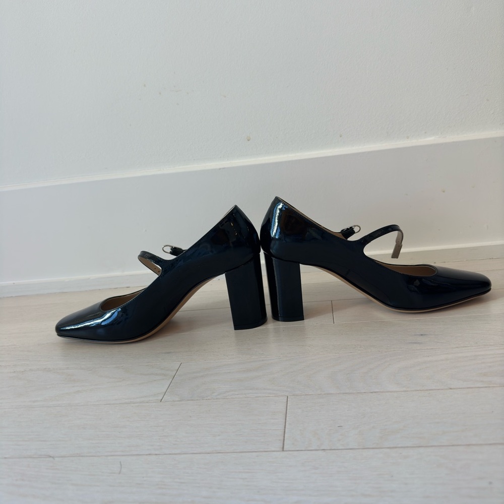 Theory Black Mary Jane Heels - Picture 3 of 5